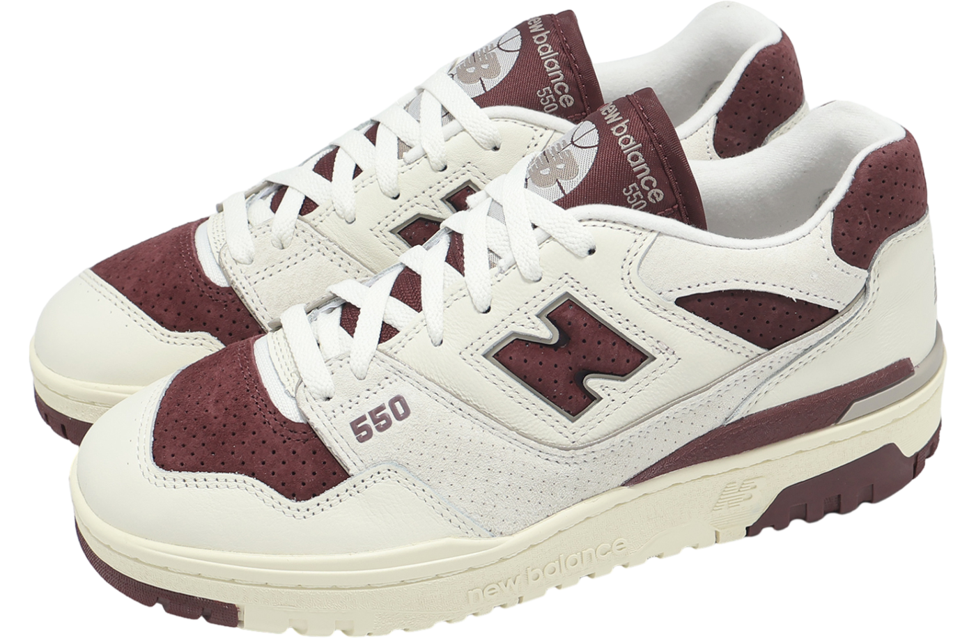 New Balance 550 Beige / Red