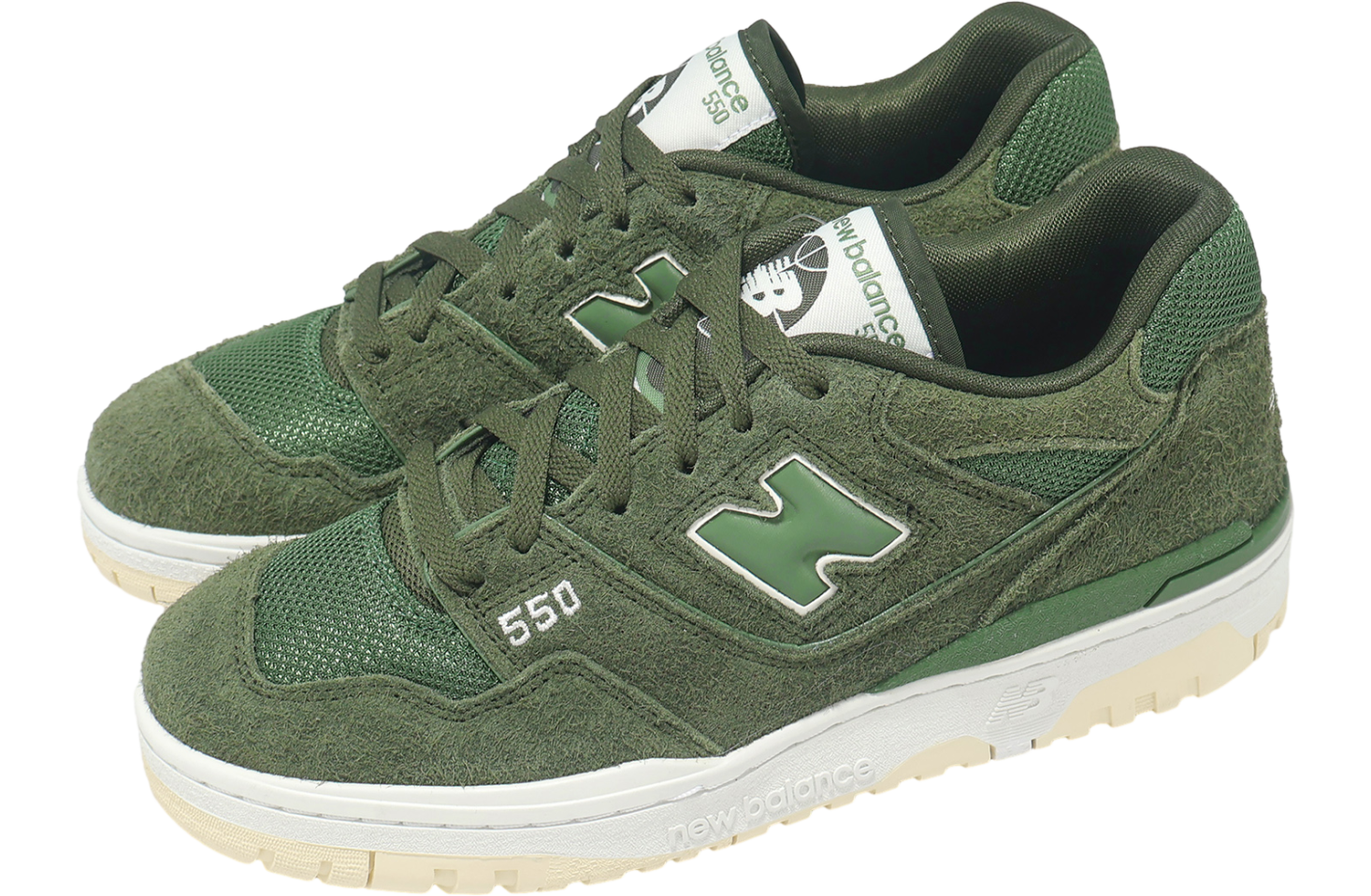 New Balance 550 Green / White