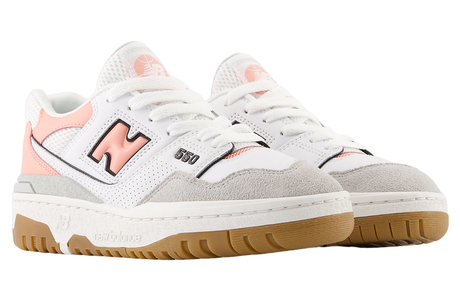 New Balance 550 GS Brighton Grey / Omega Pink