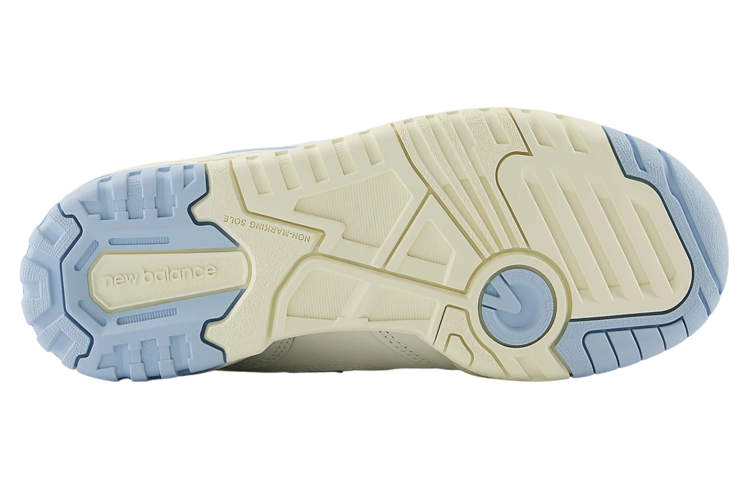 New Balance 550 GS Sea Salt / Light Chrome Blue