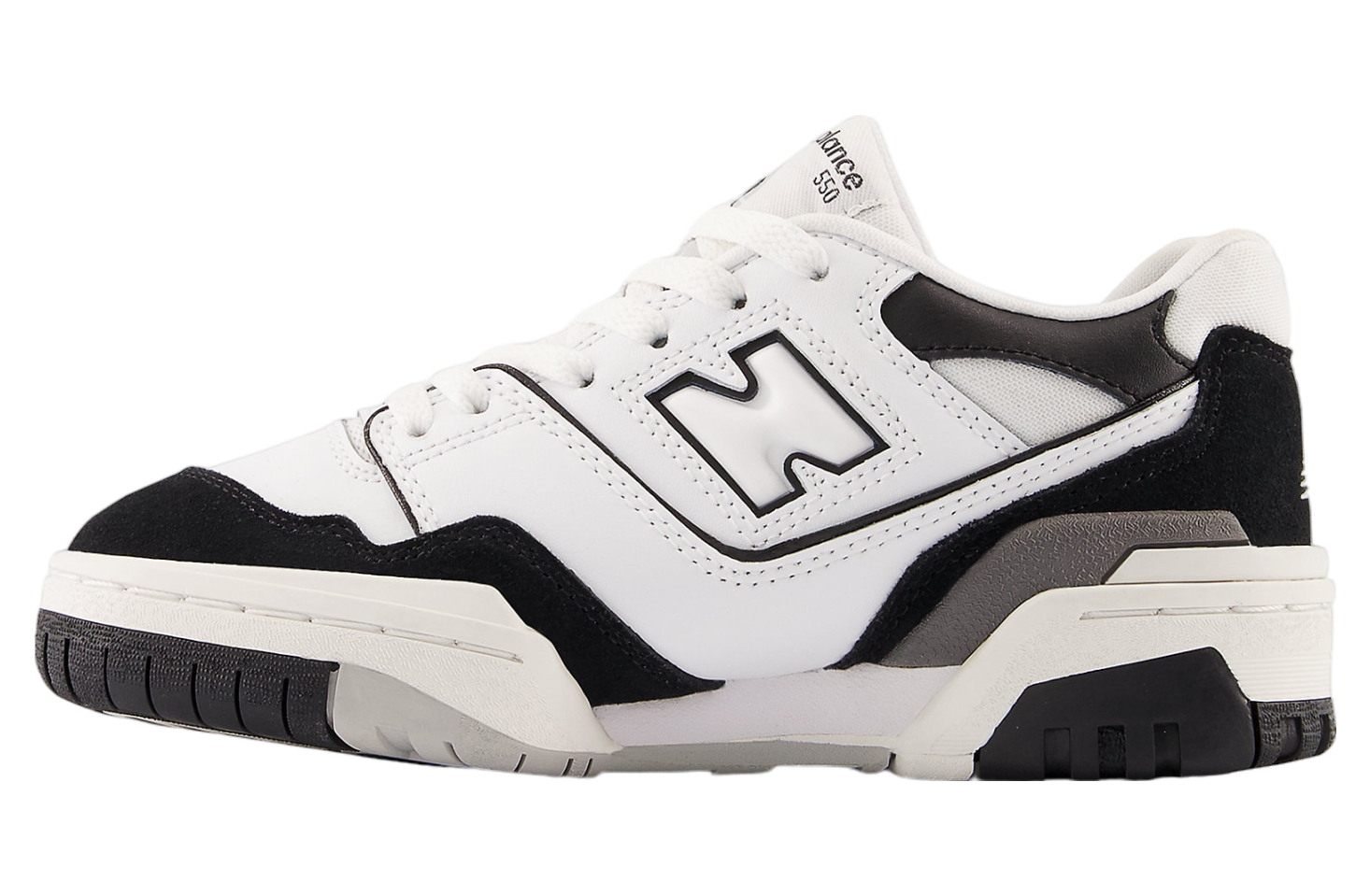 New Balance 550 GS White / Black / Raincloud