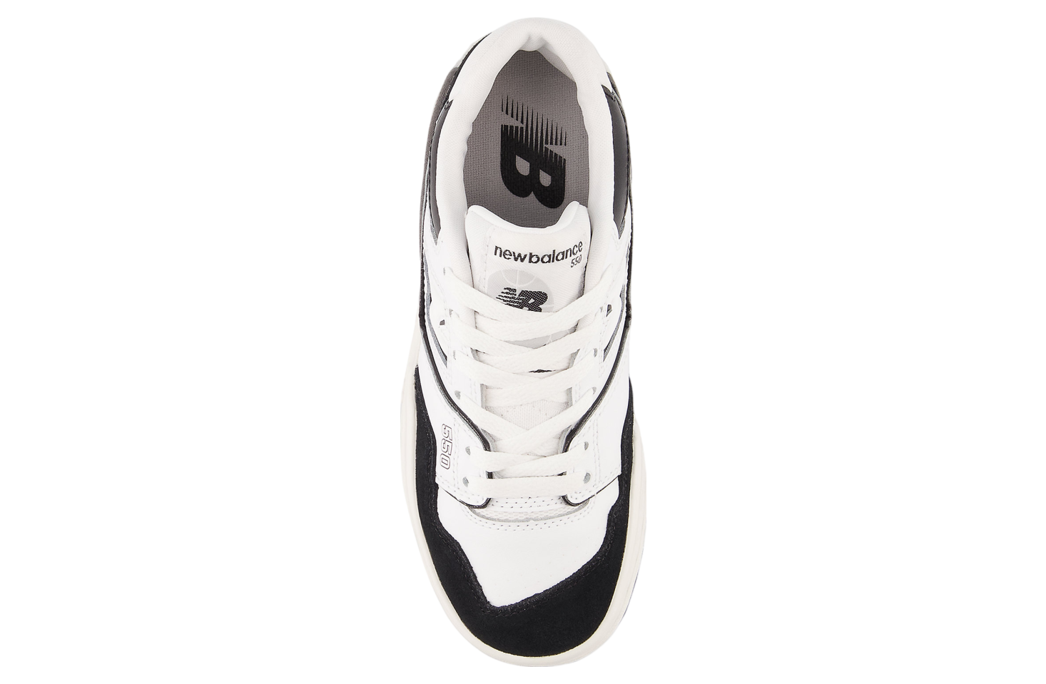 New Balance 550 GS White / Black / Raincloud