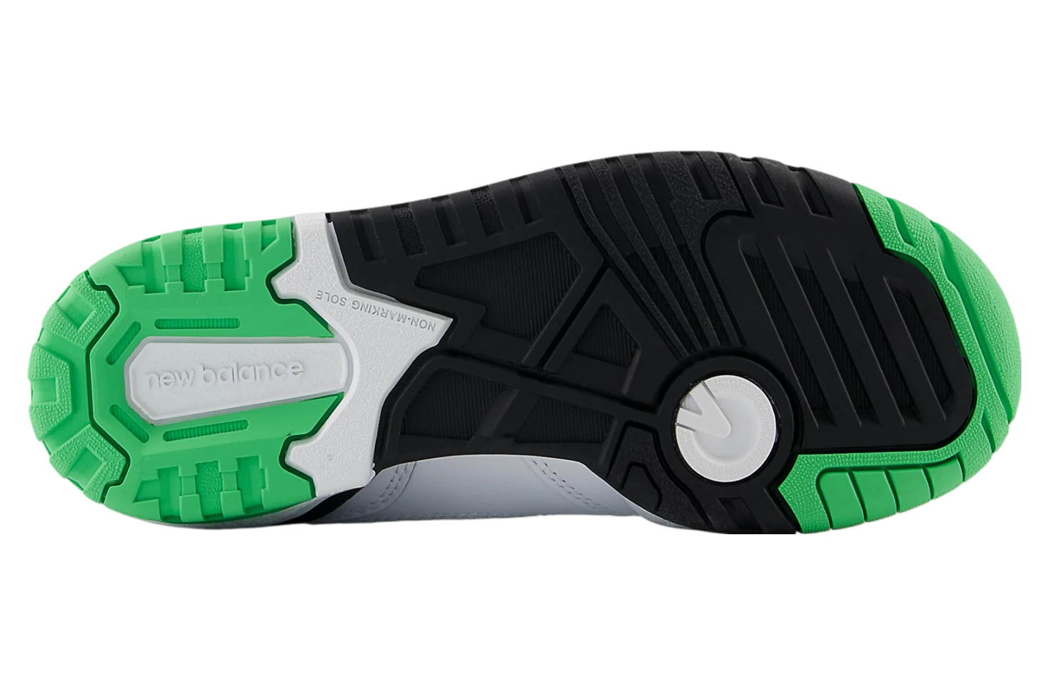 New Balance 550 GS White / Green Apple