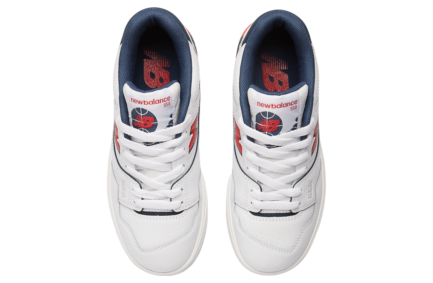 New Balance 550 GS White / True Red