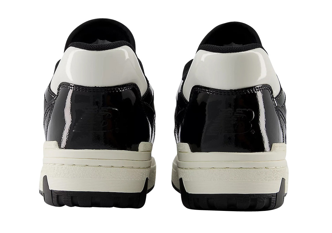 New Balance 550 Patent Leather Black White - Feb 2024 - BB550KYG