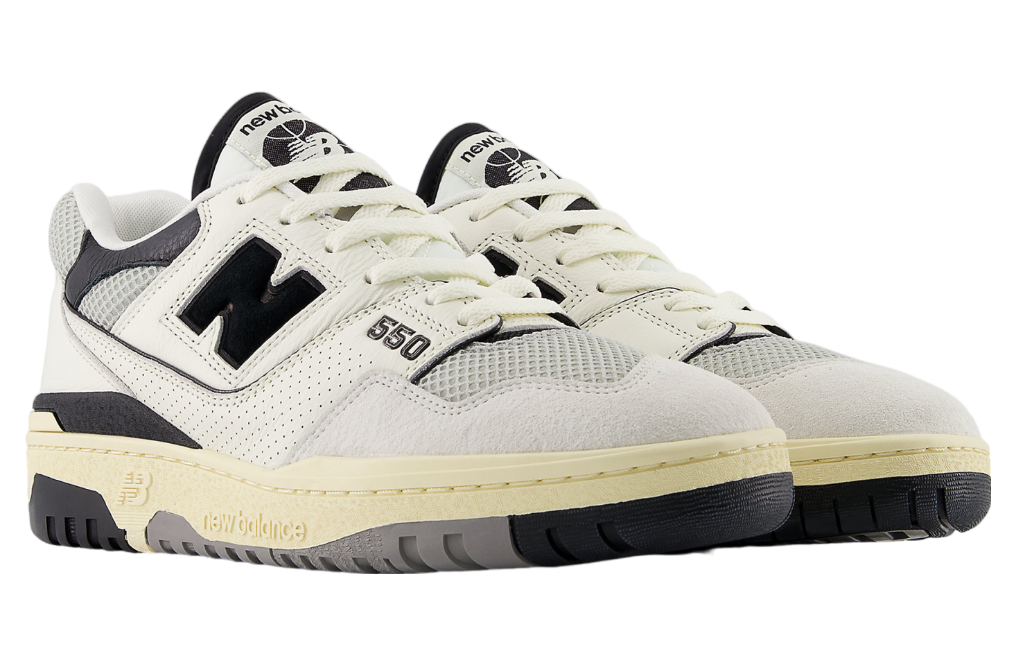 New Balance 550 Sea Salt Black Sail