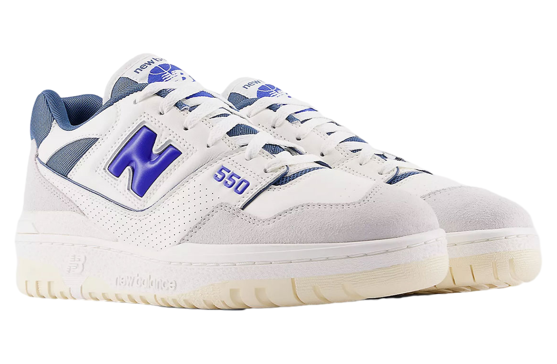 New Balance 550 Sea Salt / Blue Gemstone