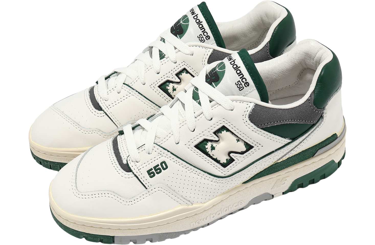 ☆New Balance\t☆ NBPAEF005J BB550VTG GREEN NBPAEF005J_40 New Balance 550 Sea Salt / Marsh Green - Aug 2024