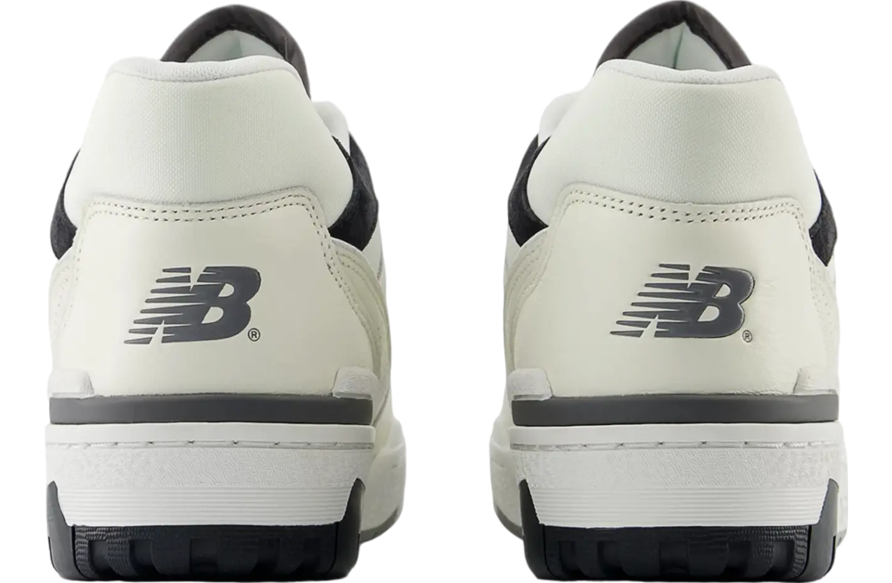 New Balance 550 Suede Toe White / Black