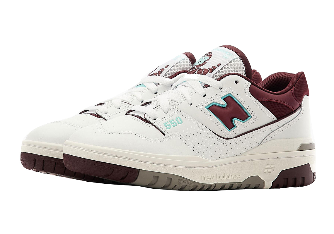 New Balance 550 Burgundy Navy Mens Shoes Size 8-12 new sneakers