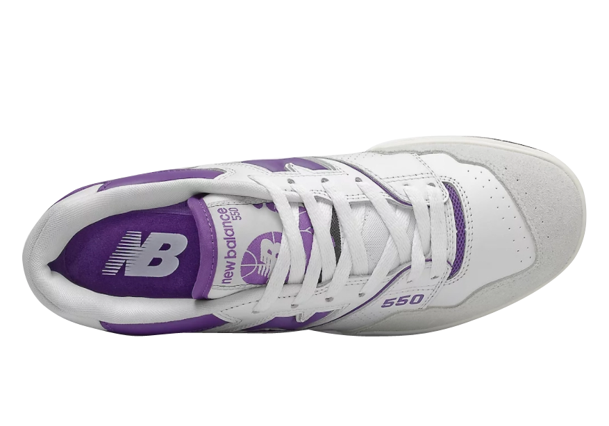 New Balance 550 White Purple BB550WR1