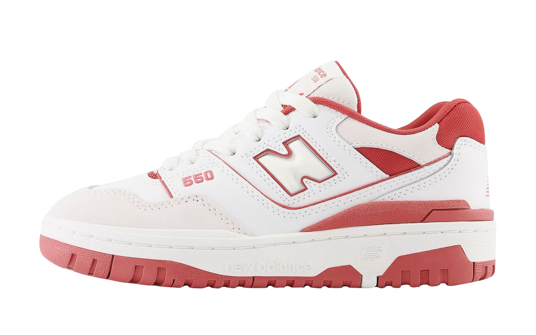 New Balance 550 White Red BB550STB