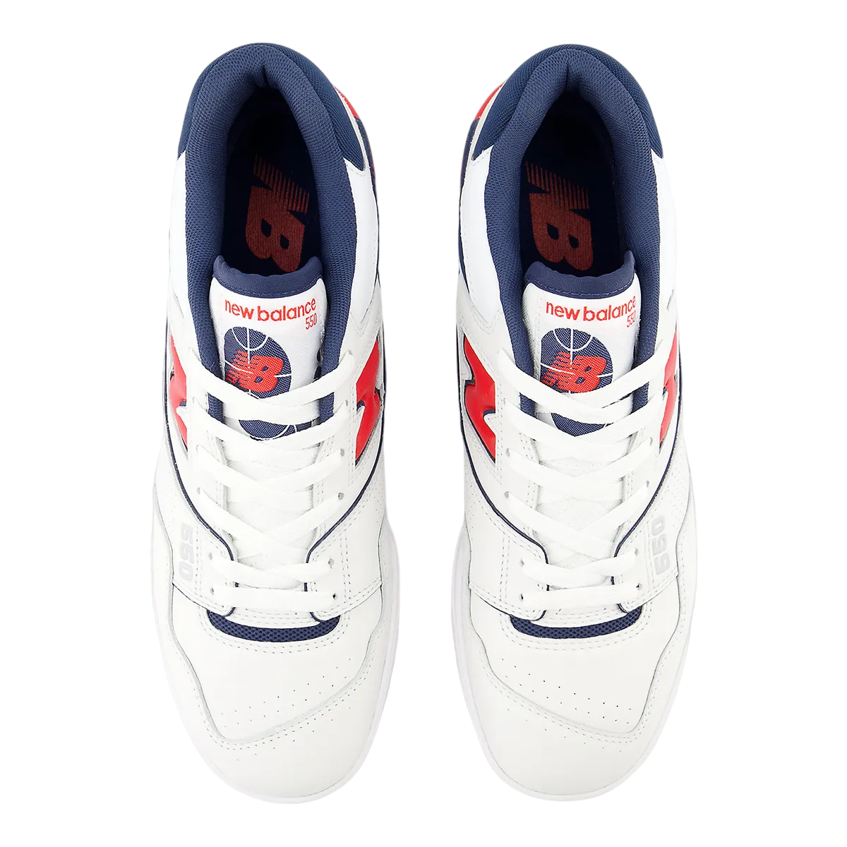 New Balance 550 White Red Navy