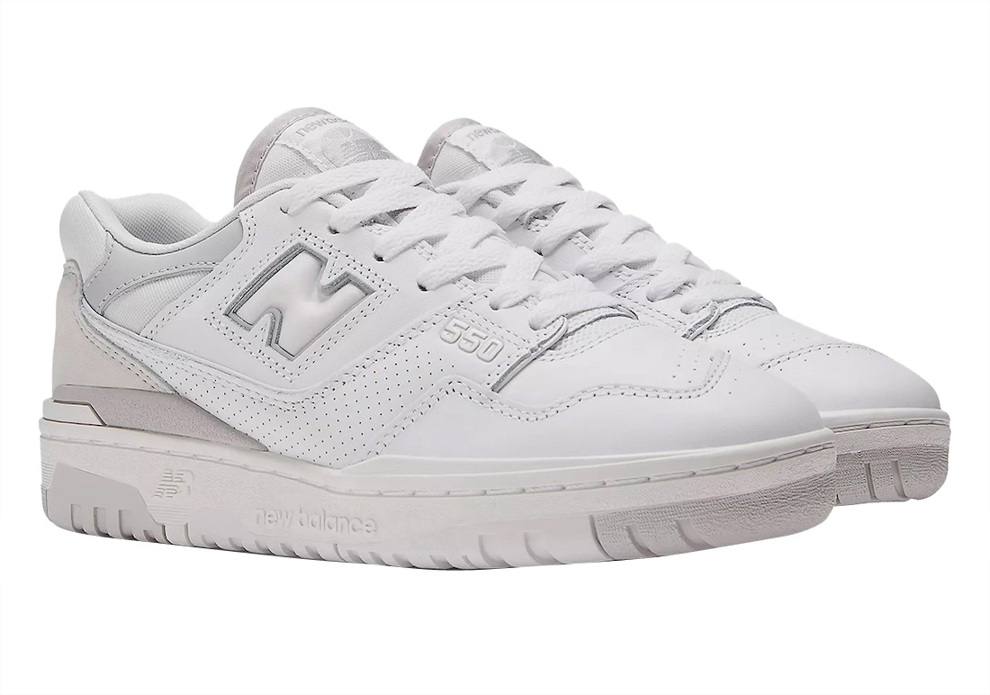 New Balance 550 WMNS Rain Cloud / Light Aluminum