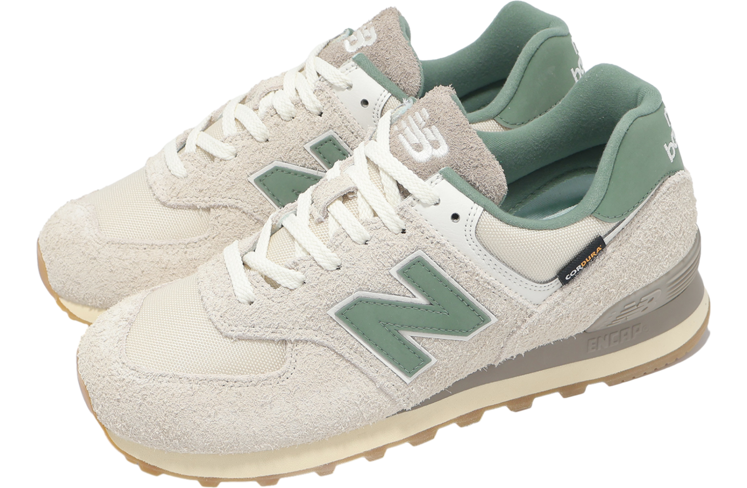 New Balance 574 Beige / Green