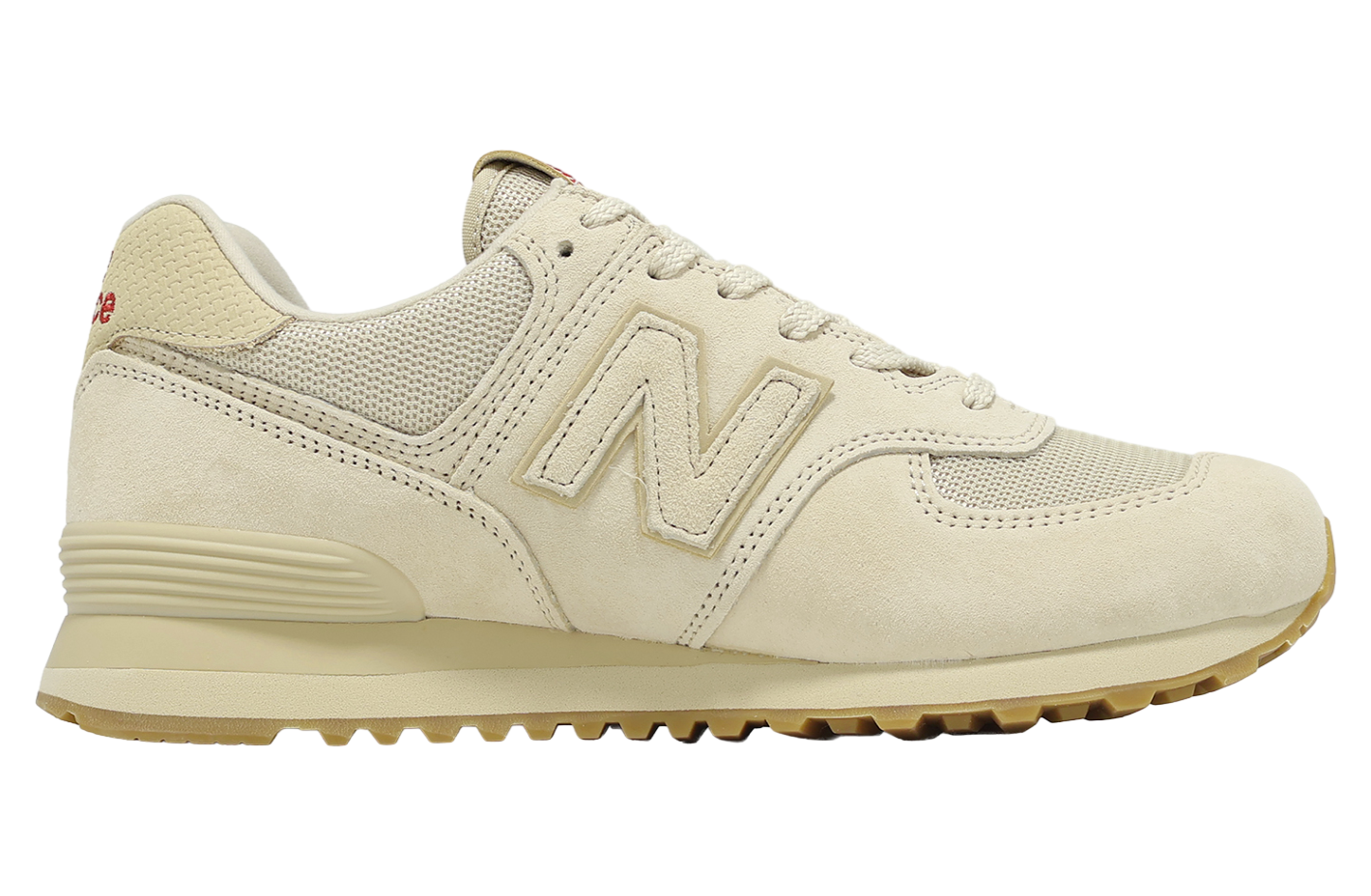 New Balance 574 Beige / Red