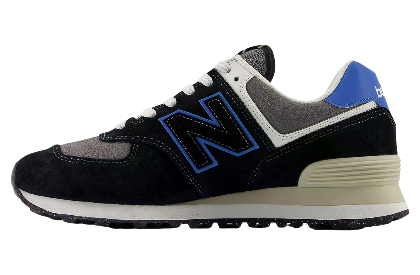New Balance 574 Black / Blue Agate