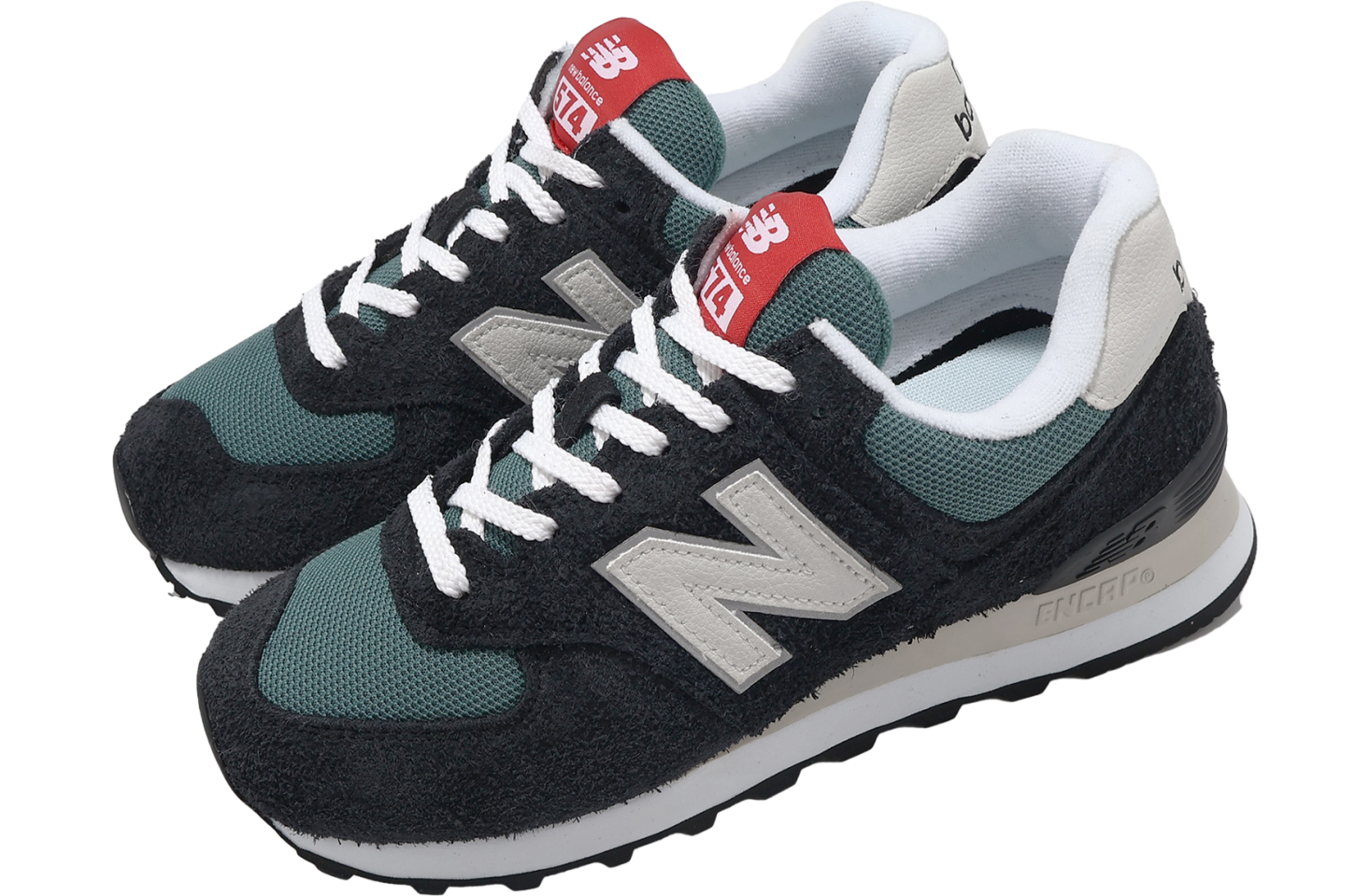 New Balance 574 Black / Green
