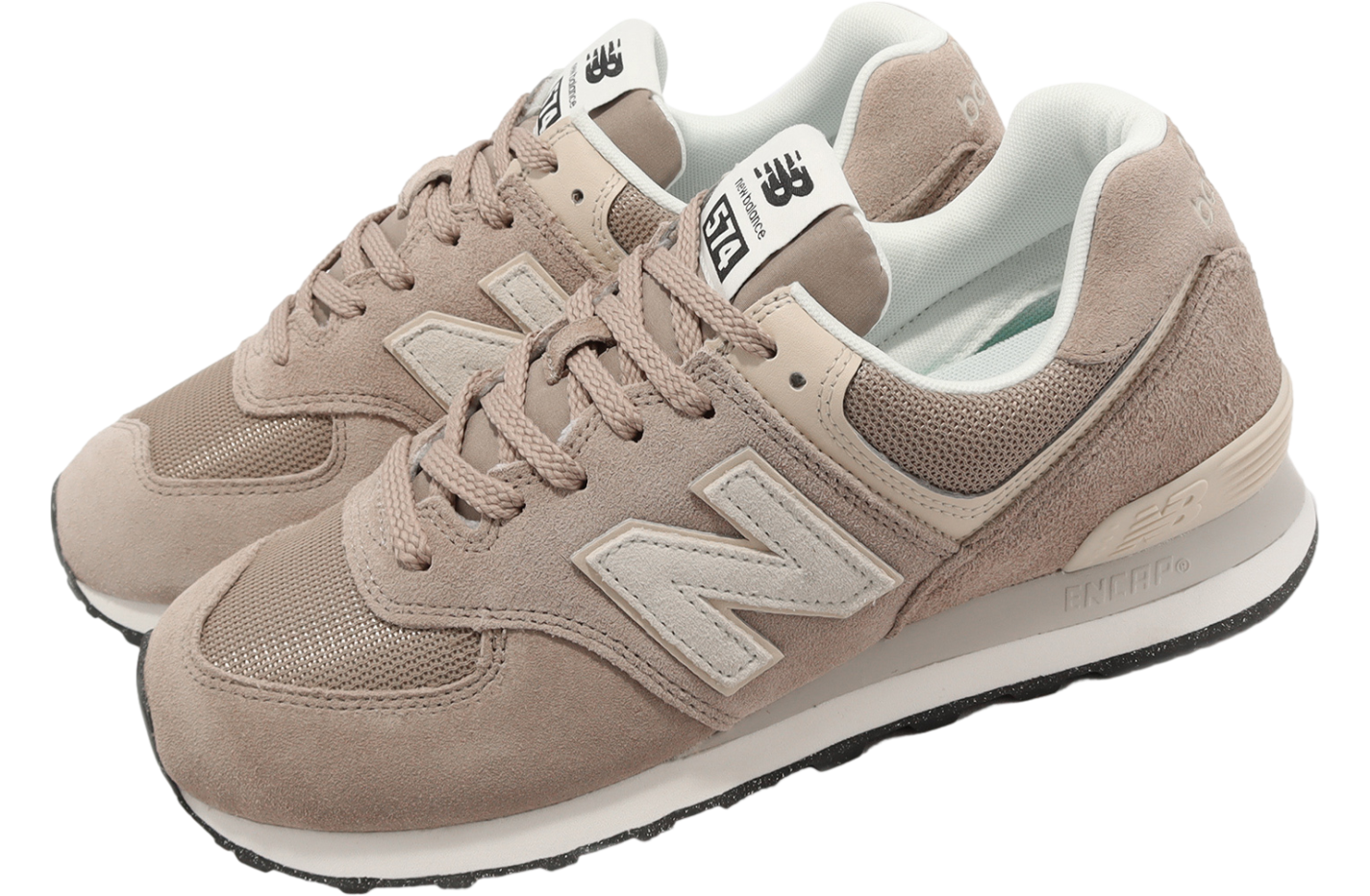 New Balance 574 Brown / Ivory