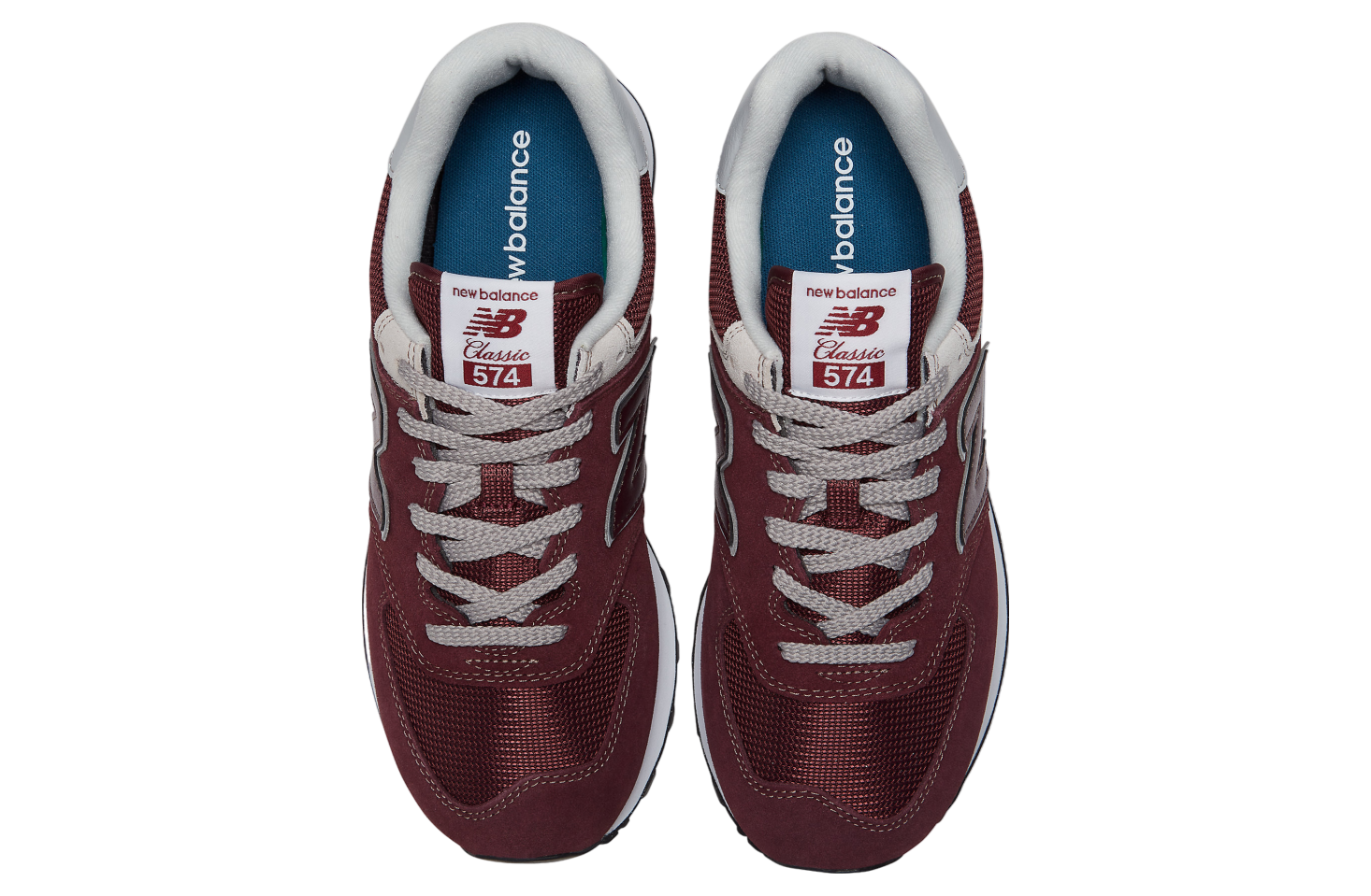 New Balance 574 Core Burgundy / White