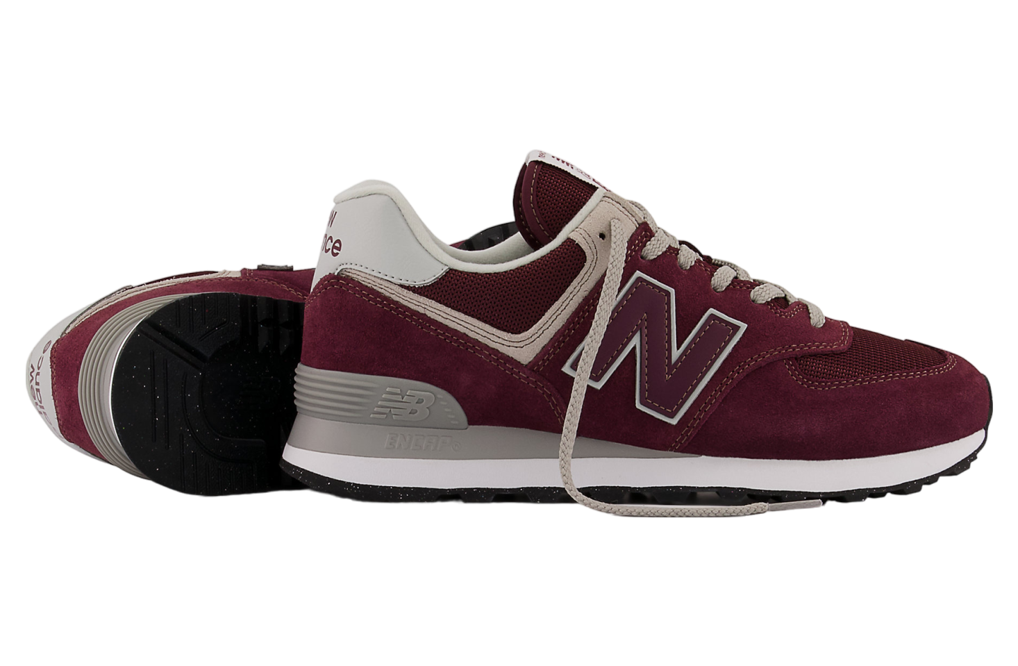 New Balance 574 Core Burgundy / White