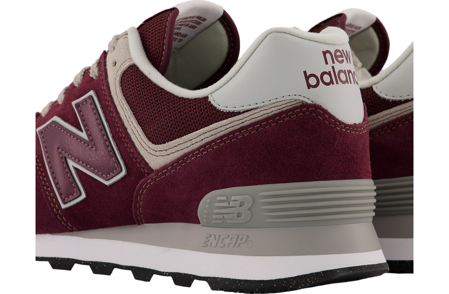 New Balance 574 Core Burgundy / White