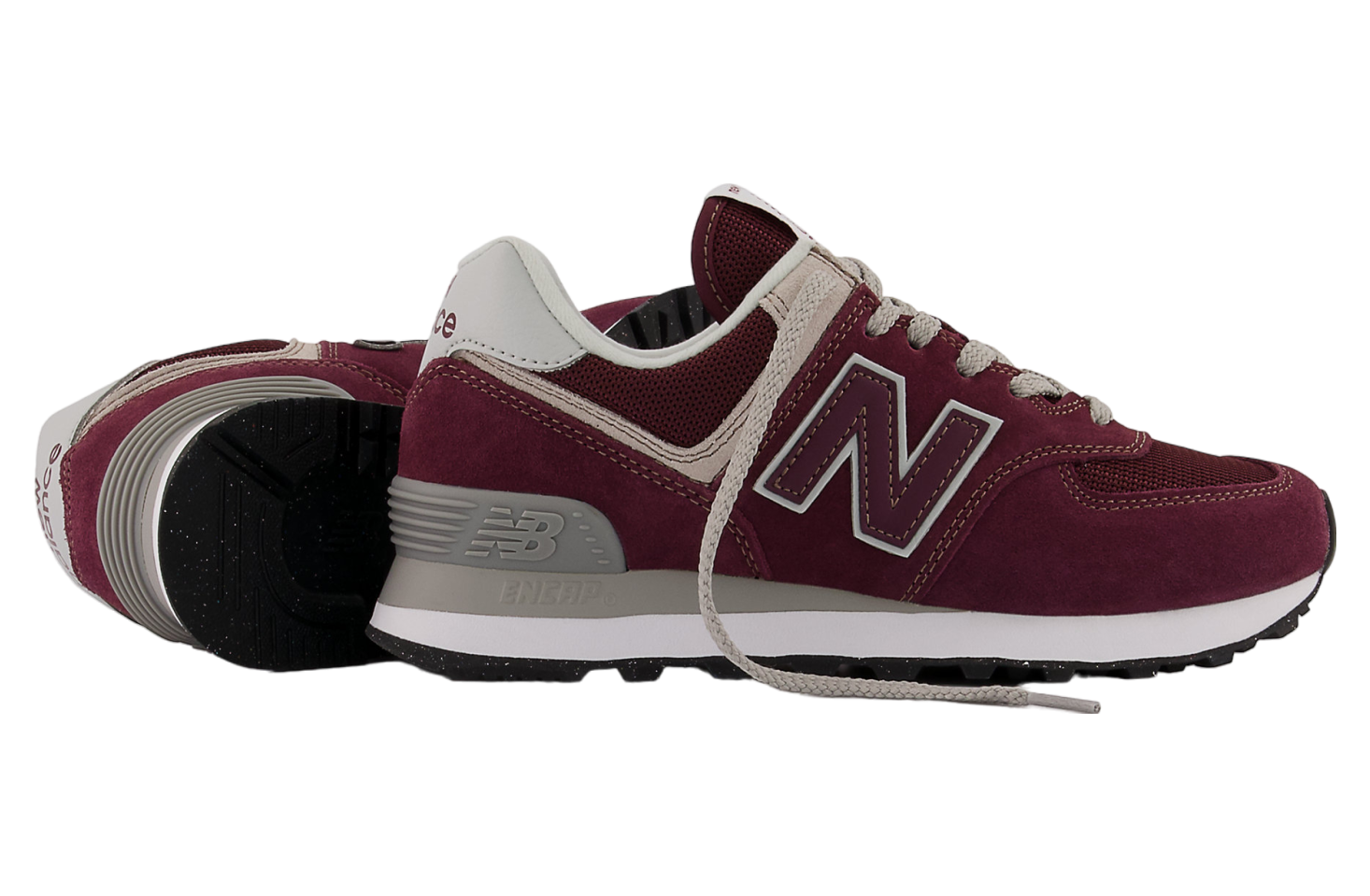 New Balance 574 Core Wmns Burgundy / White