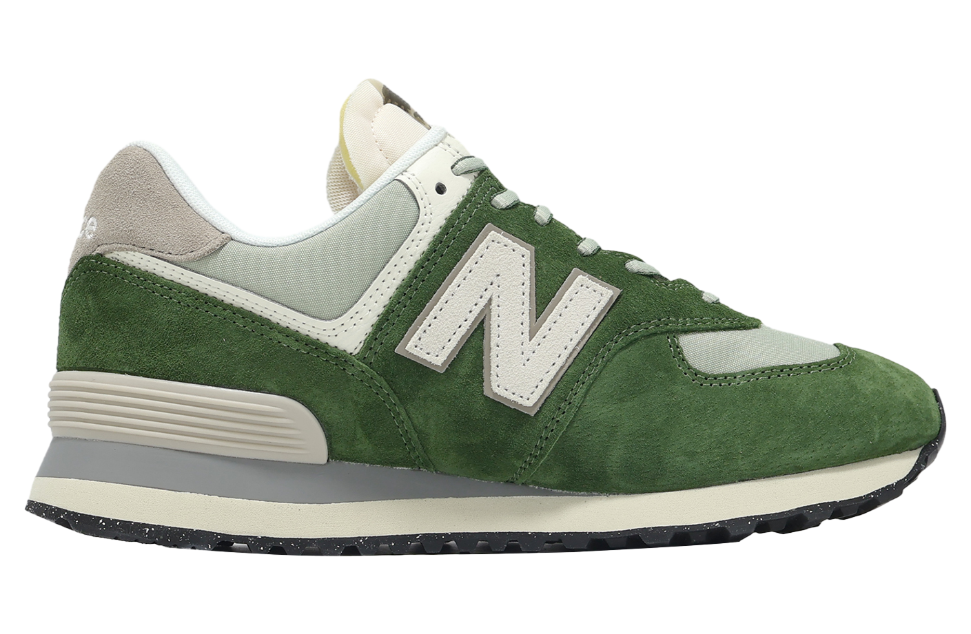 New Balance 574 Dark Alpine Green / Garter Snake