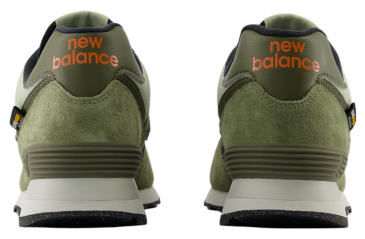 New Balance 574 Dark Olivine / Infield Clay