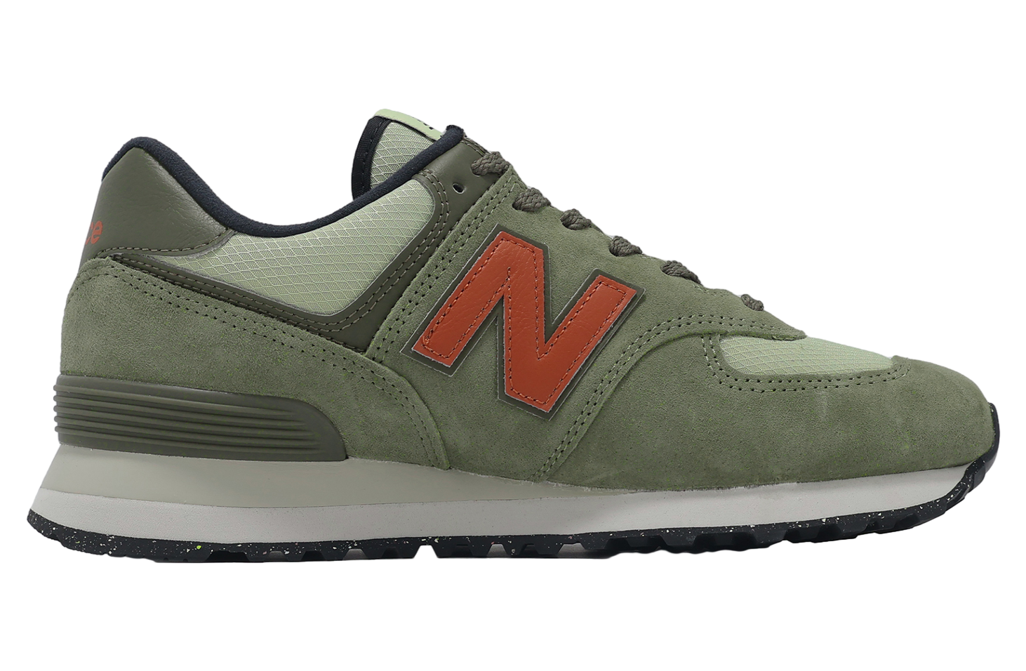 New Balance 574 Green / Orange