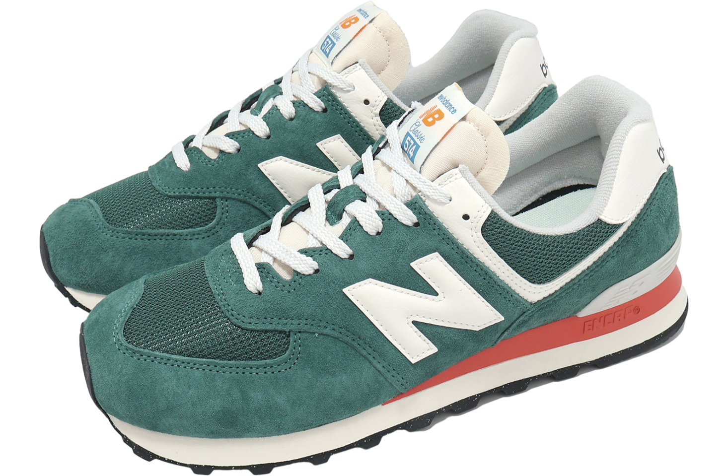 New Balance 574 Green / White - Jan 2025 - U574VPGD