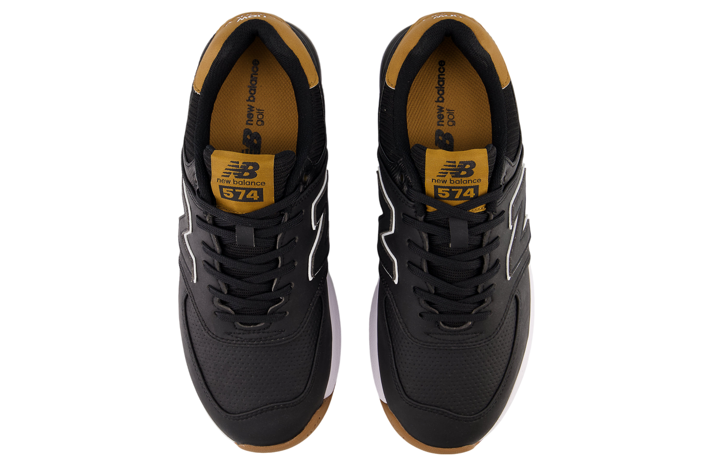 New Balance 574 Greens v2 Golf Black / Gum