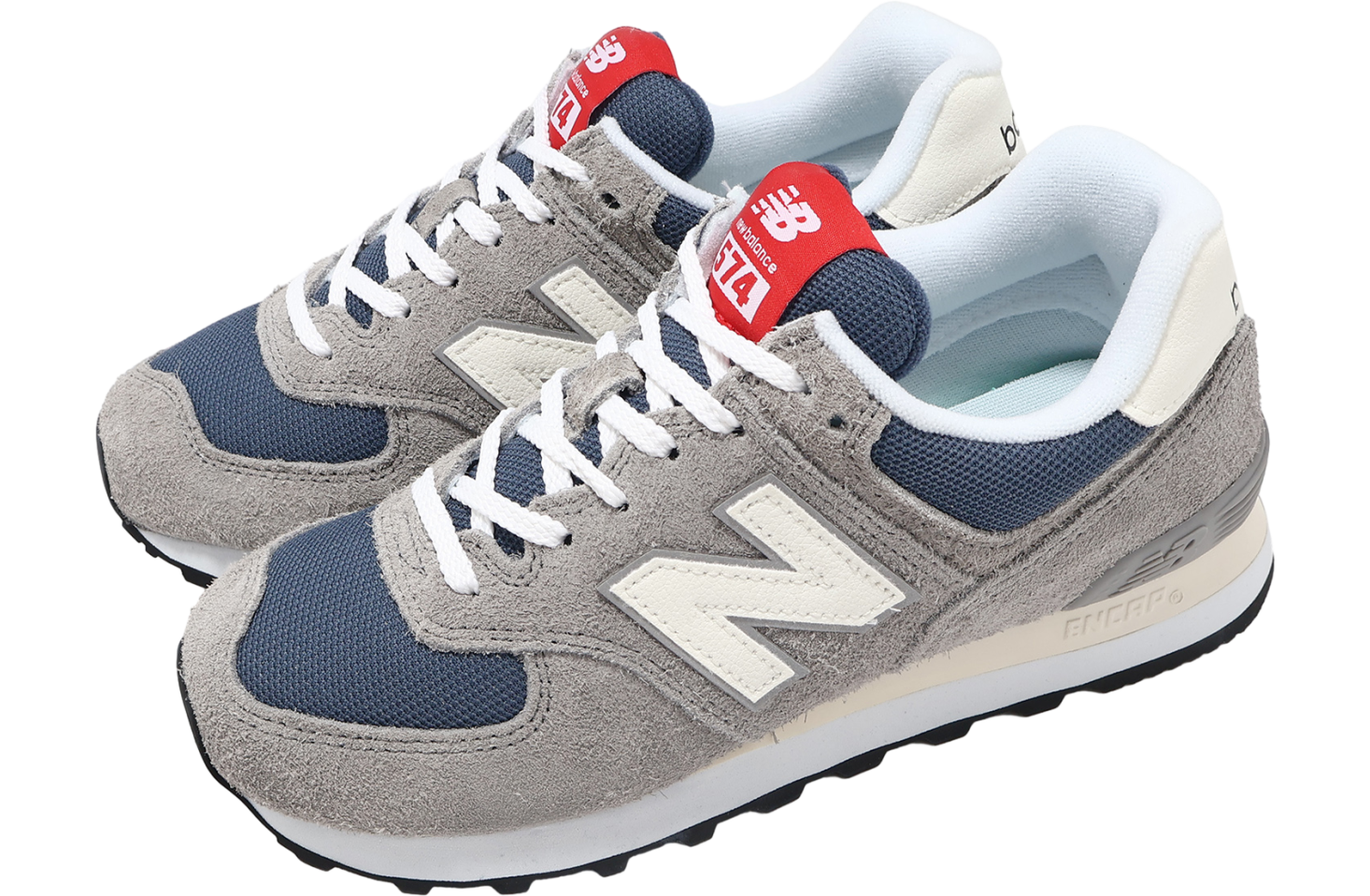 New Balance 574 Grey / Navy / Red