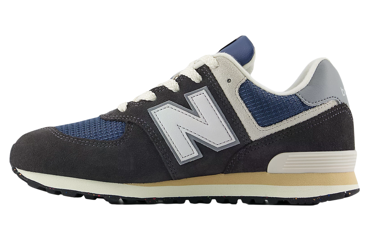 New Balance 574 GS Black Cement / Slate Grey