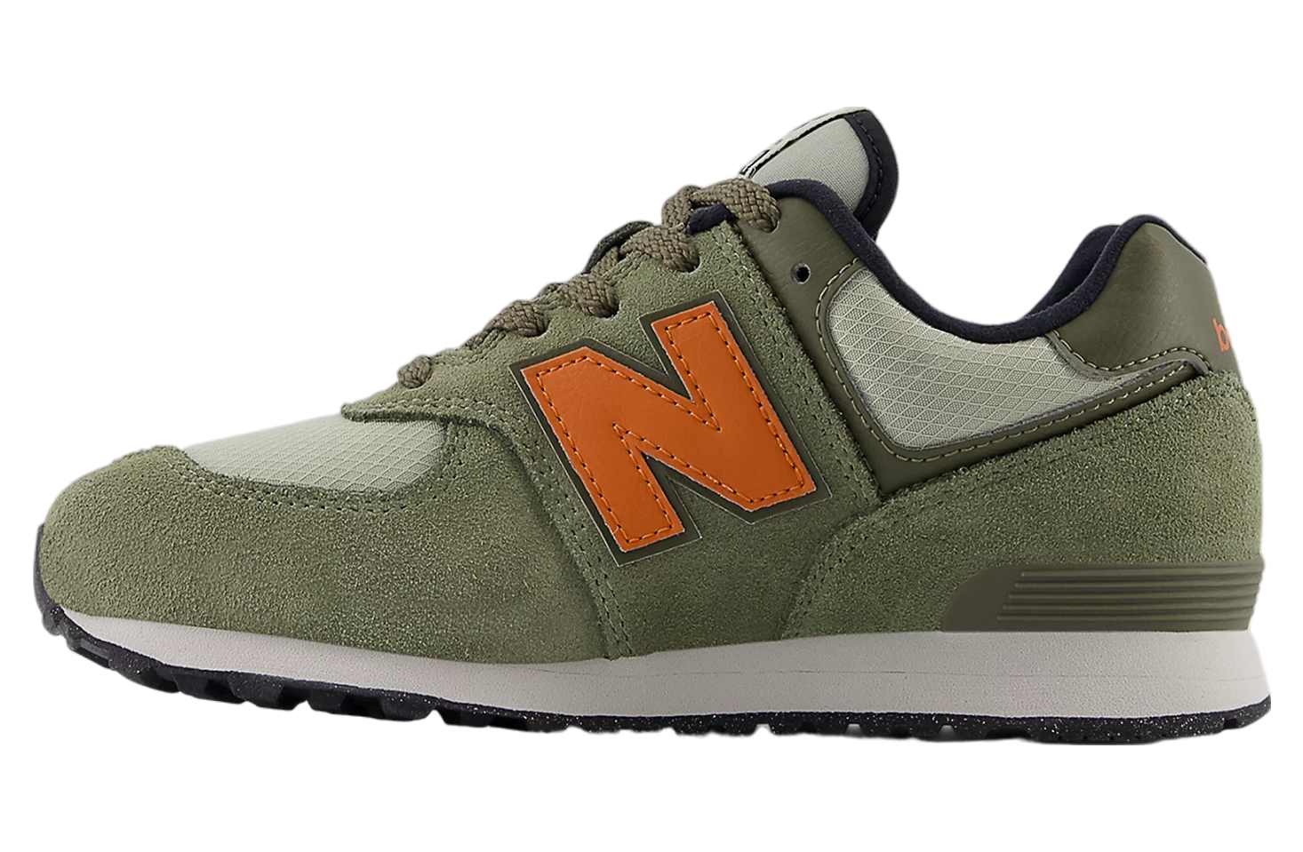 New Balance 574 GS Dark Olivine / Infield Clay