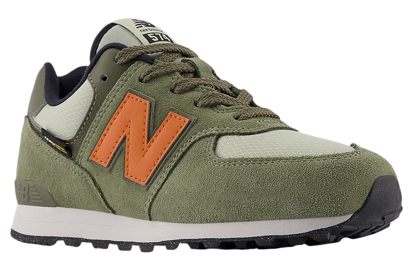 New Balance 574 GS Dark Olivine / Infield Clay