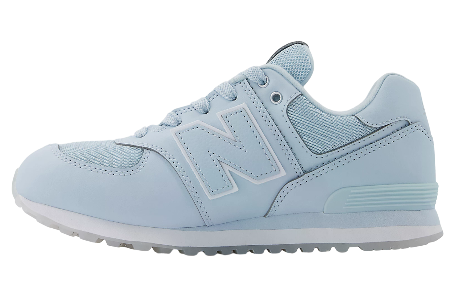 New Balance 574 GS Frosted Glass / Silver Metalic