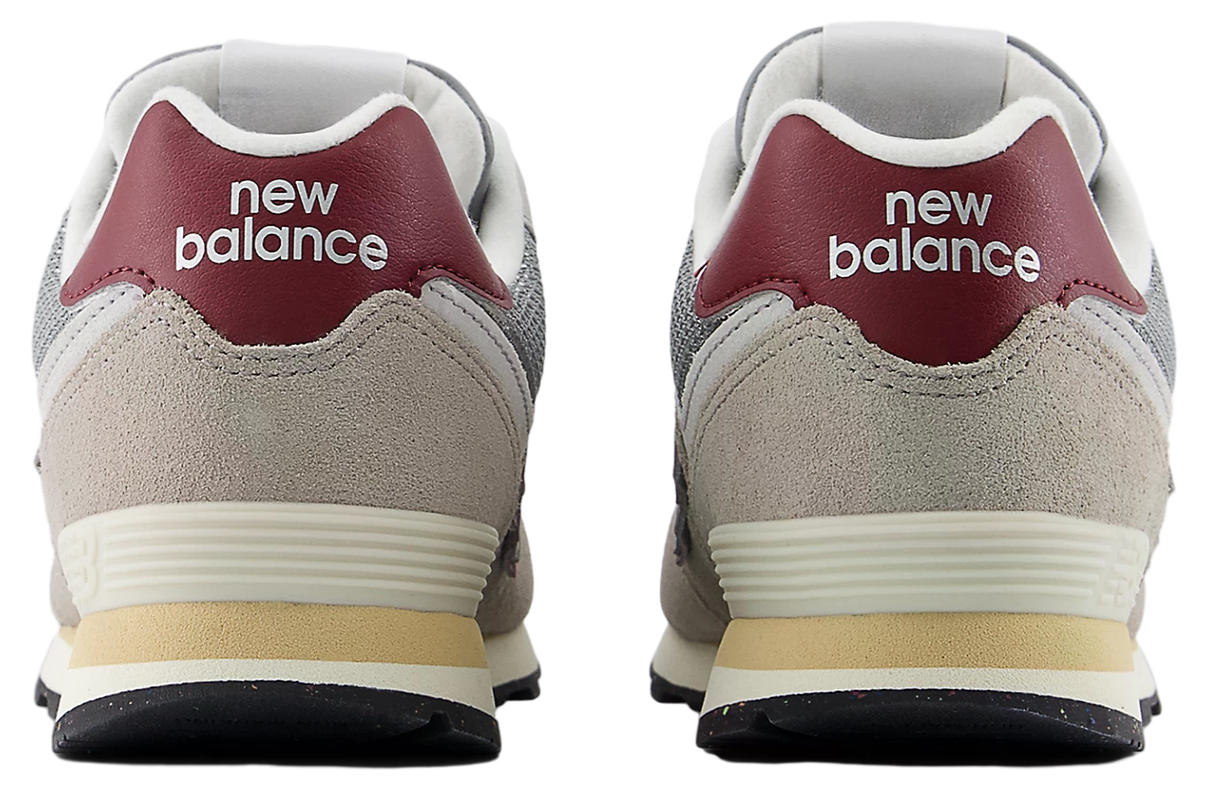 New Balance 574 Lace GS Arid Stone / Monarch Burgundy