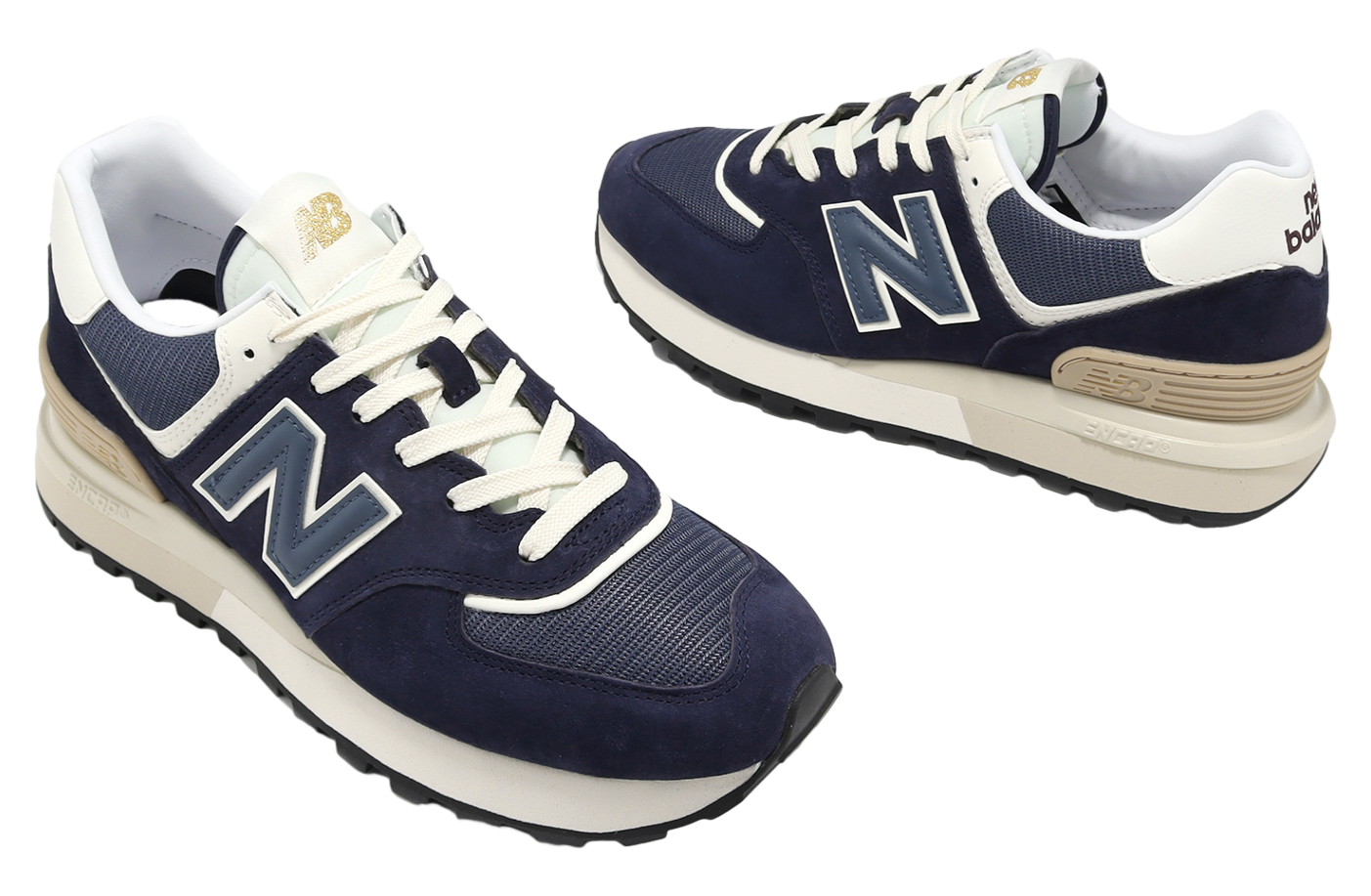 New Balance 574 Legacy Navy / White - Aug 2022 - U574LGBBD