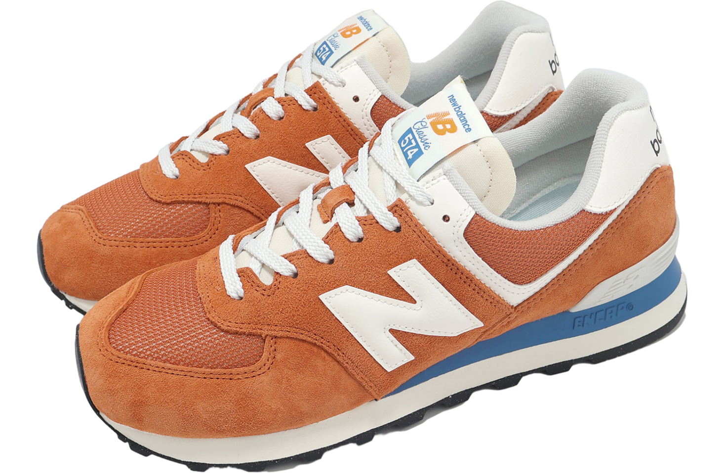 New Balance 574 Orange / White - Jan 2025 - U574VPAD