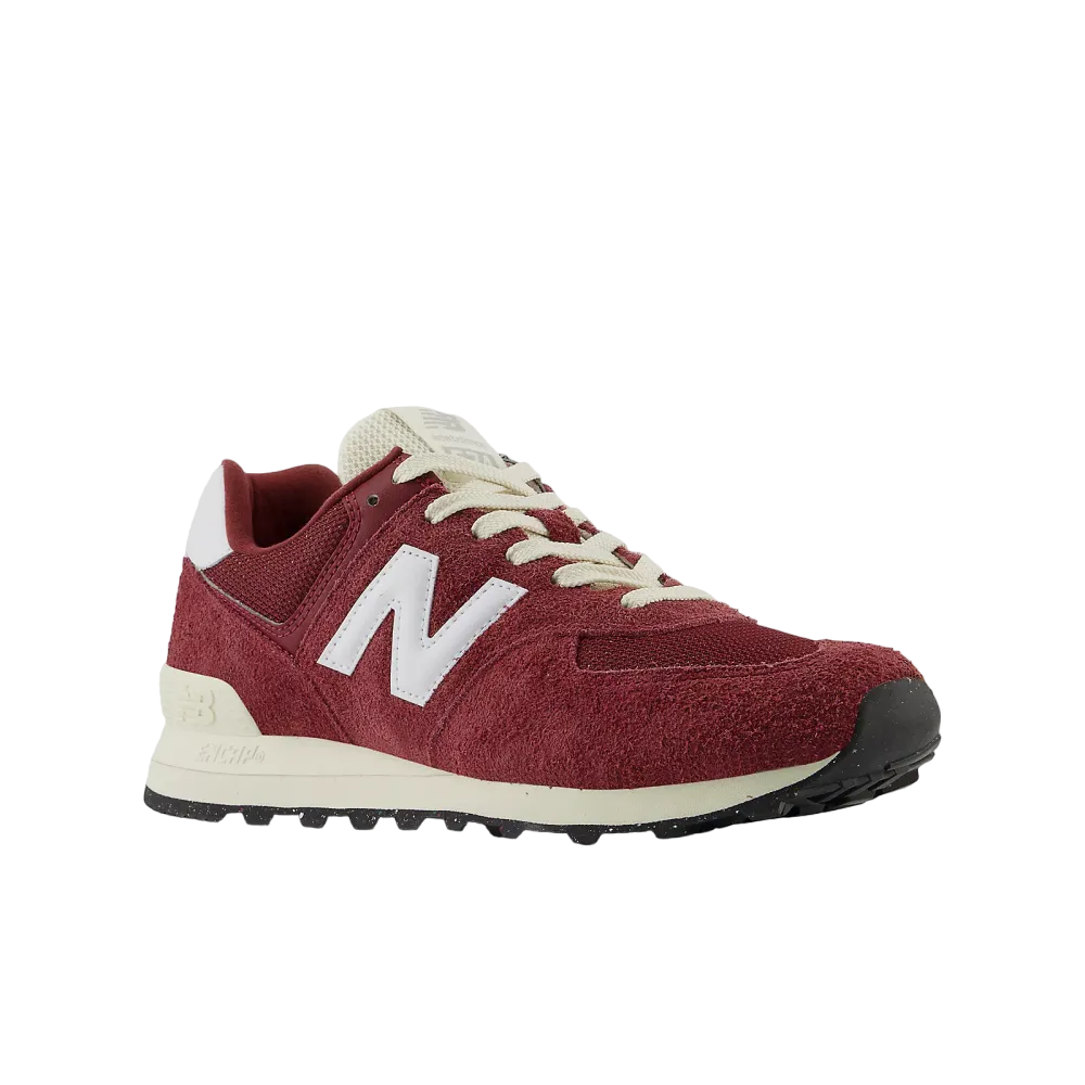 New Balance 574 Vintage Classic Crimson White Angora