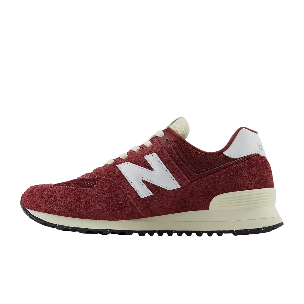 New Balance 574 Vintage Classic Crimson White Angora