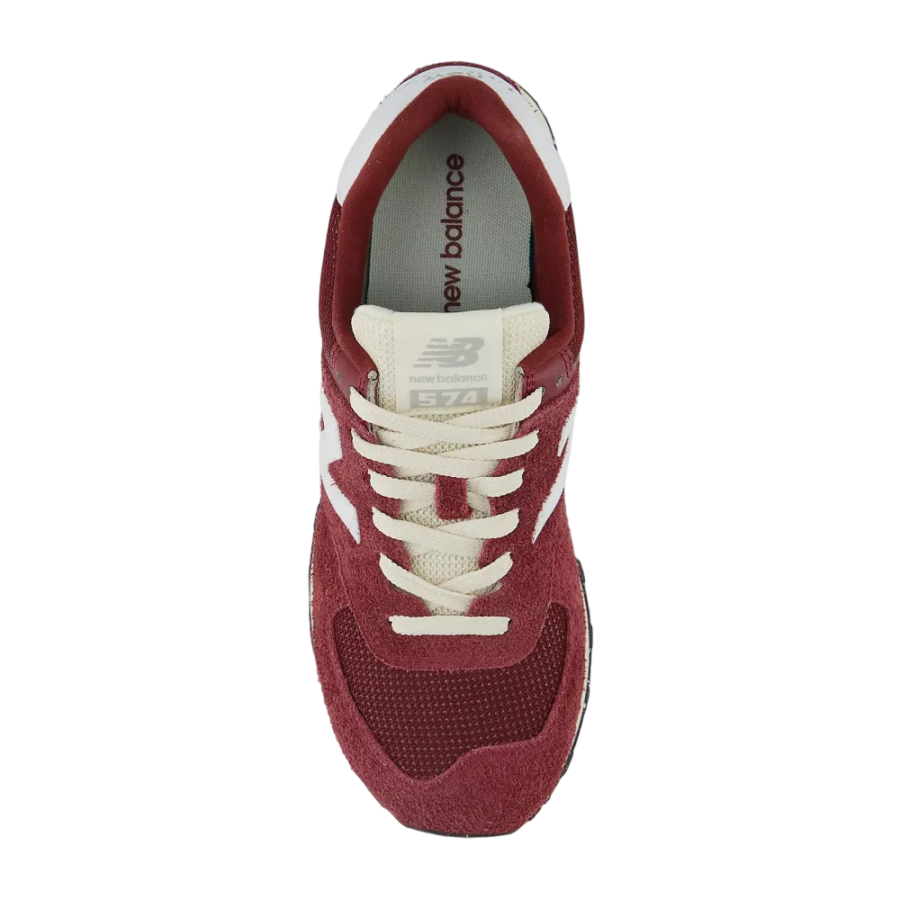 New Balance 574 Vintage Classic Crimson White Angora