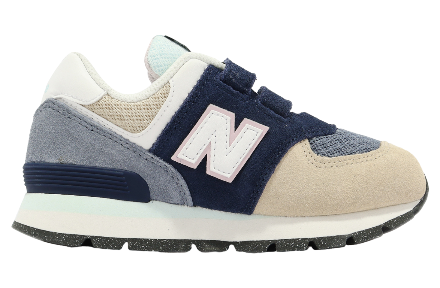 New Balance 574 Wide GS Navy / Beige