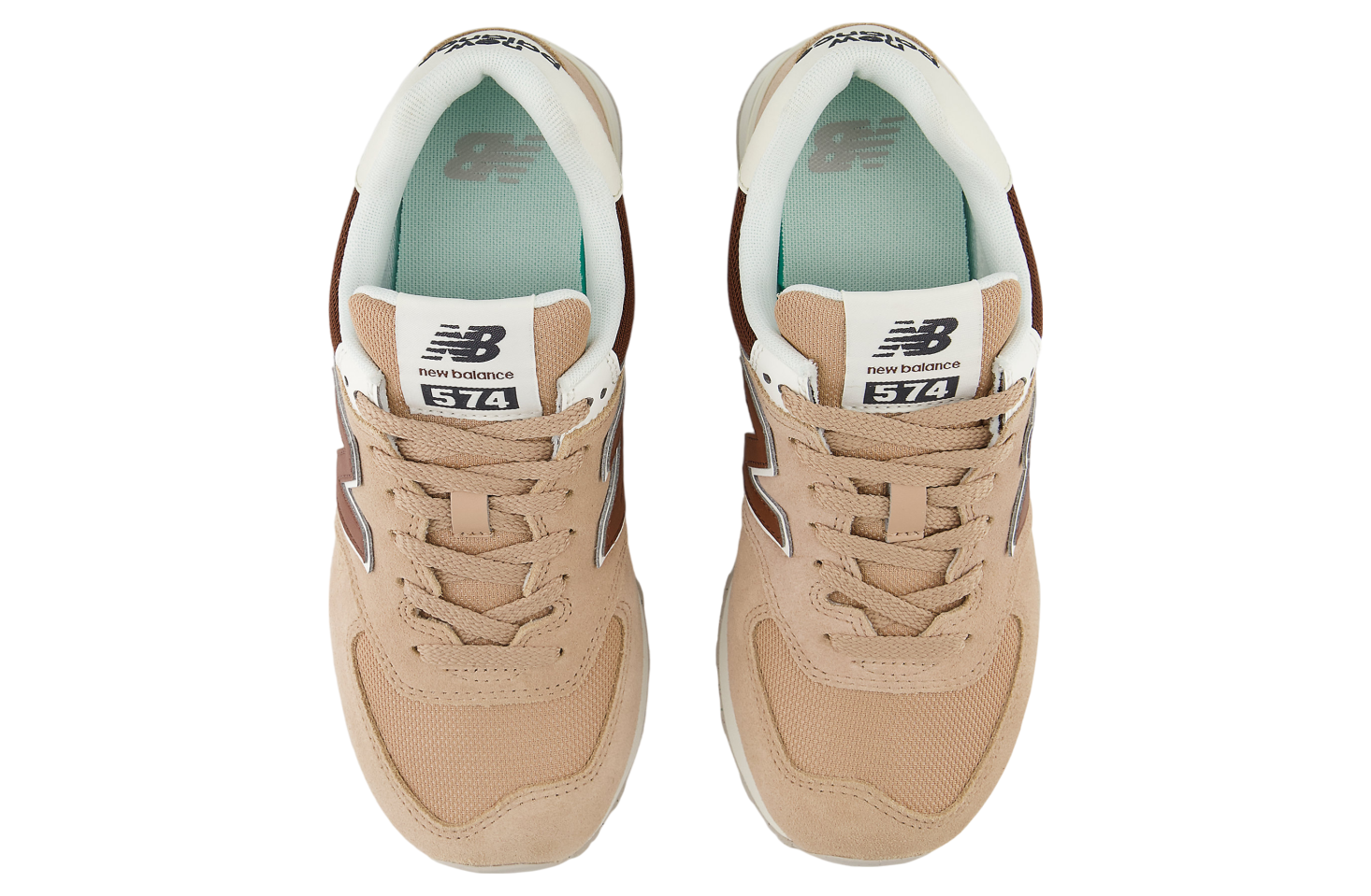 New Balance 574 WMNS Flat Taupe / Rich Oak