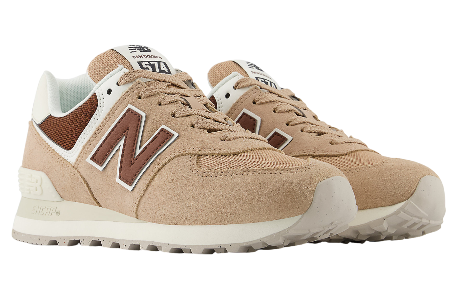 New Balance 574 WMNS Flat Taupe / Rich Oak