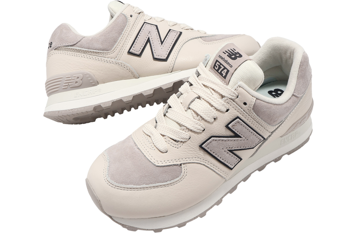 ★New Balance★ NBP7FS102I ML574EVW IVORY NBP7FS102I_39 New Balance 574 WMNS Ivory / Grey - May 2024 - WL574GB2B