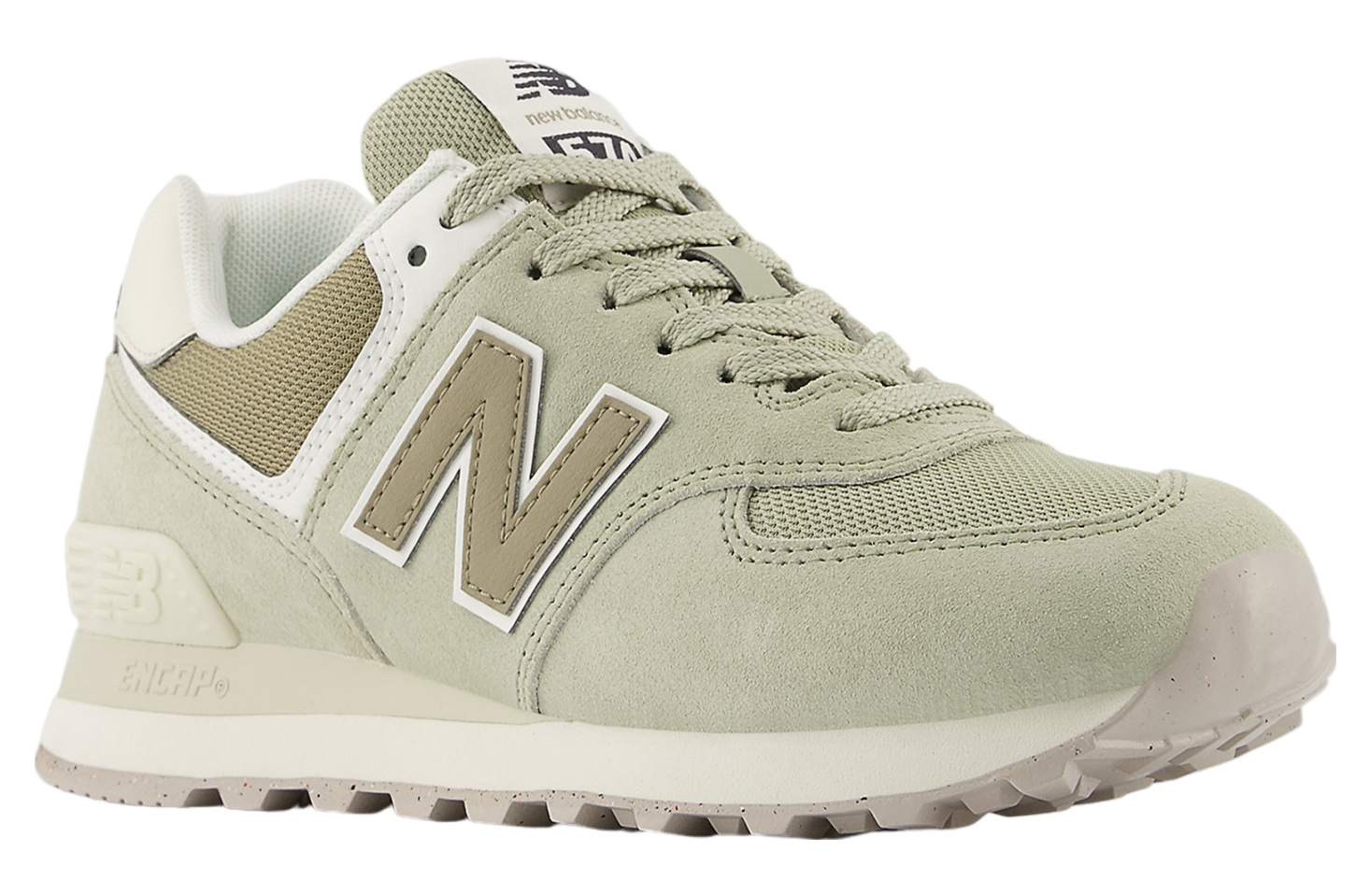 New Balance 574 WMNS Olivine / Dark Stoneware