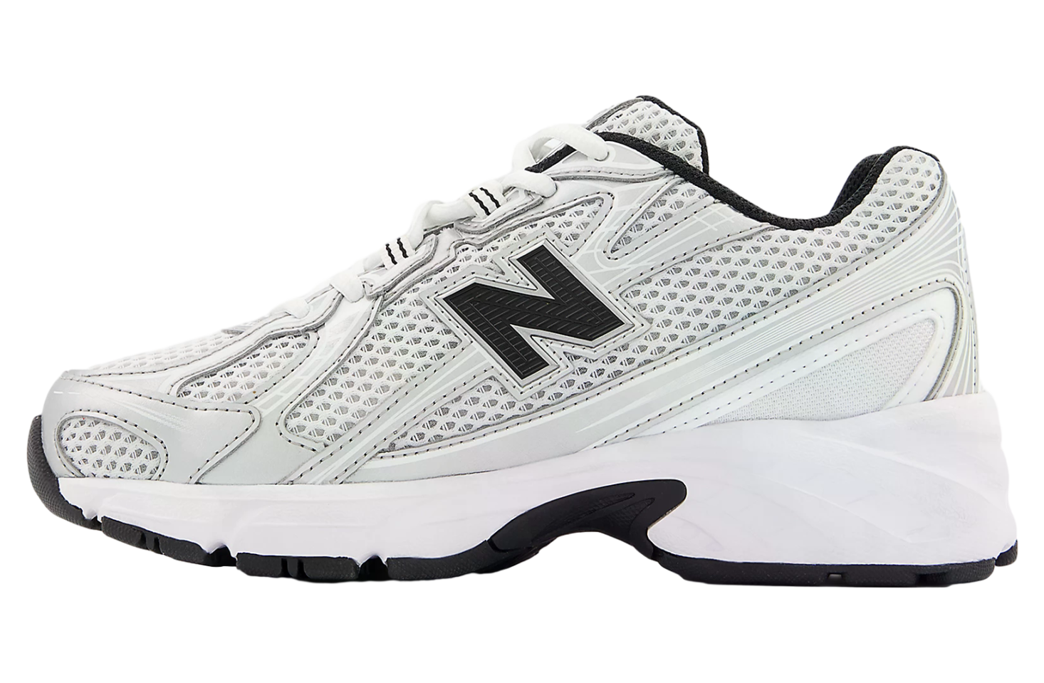 New Balance 740 GS Silver Metalic / Black