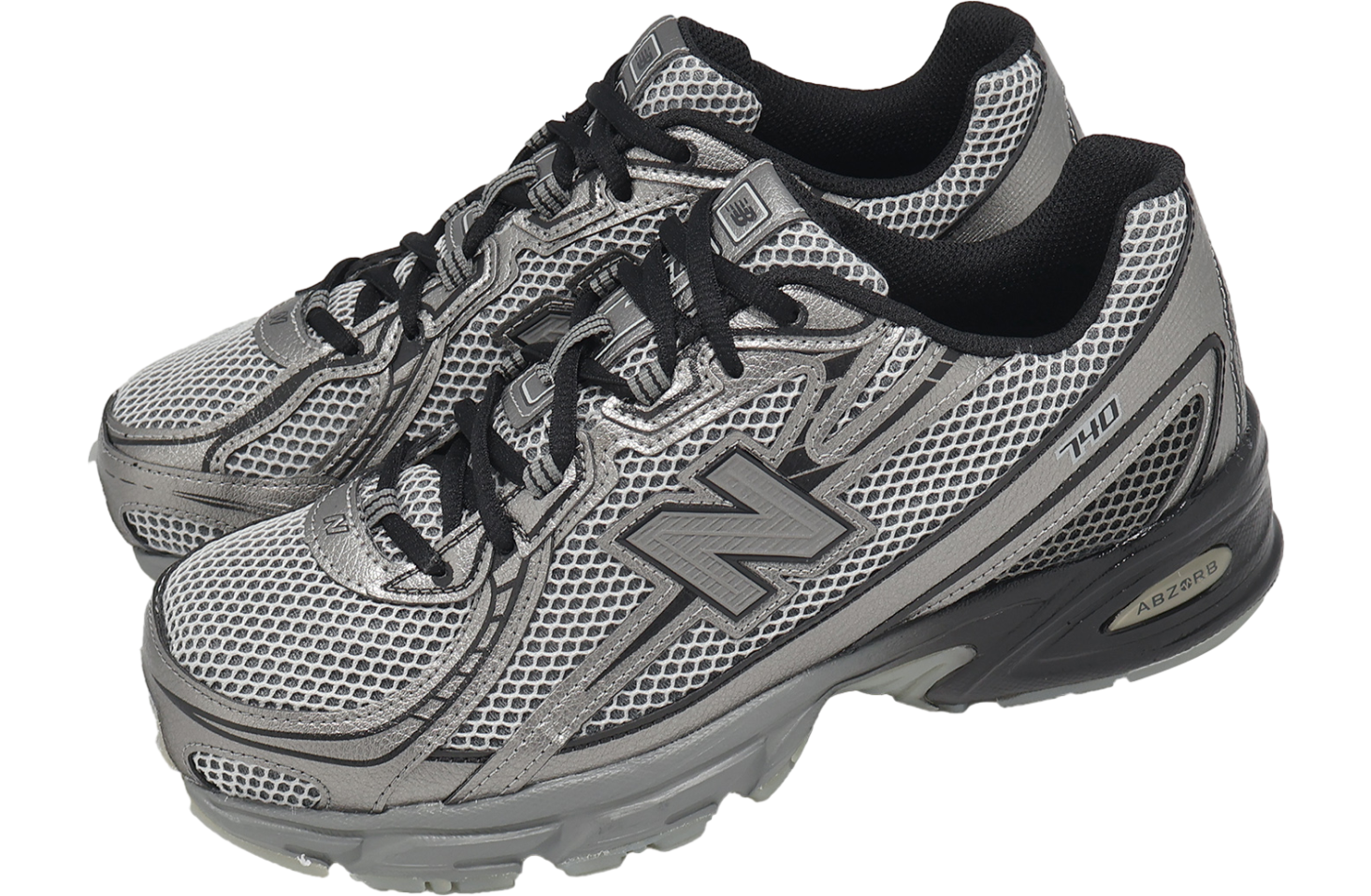 New Balance 740 Metallic Silver / Black